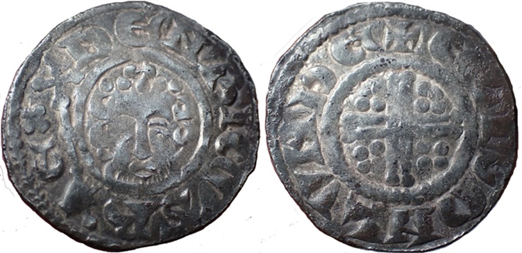 England, Henry III Penny ELIS ON LUNDE